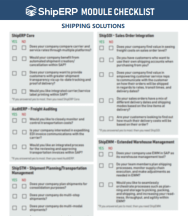 Helpful SAP & Shipping Resources ShipERP